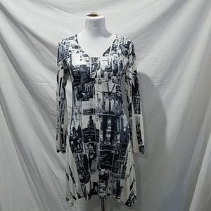 NWOT NYC print dress.